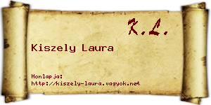 Kiszely Laura névjegykártya
